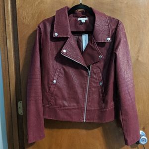 Faux Moto Jacket
